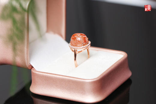 【婉如】南红冰飘戒指 商品图5