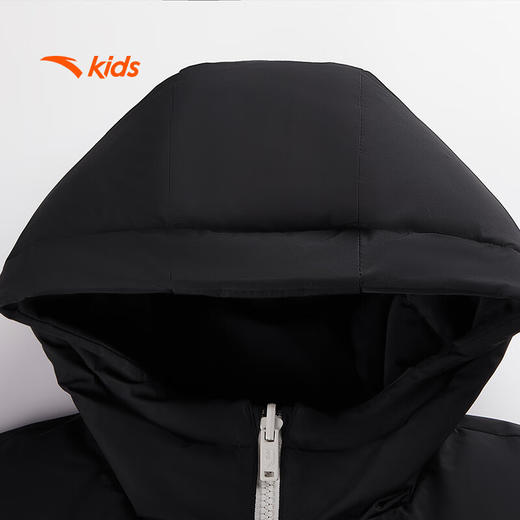 安踏儿童羽绒服男小童2024冬季三防保暖抗寒双面穿羽绒服352441906 商品图5