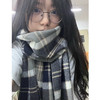 【暖意融融，点亮冬日】新品JK围巾，百搭甜美的新款围巾，格子花纹给人髙级感，冬季必备保暖之选。特别适合女性学生搭配，让你在校园中更具魅力。学生必备，女性必买！ 商品缩略图1