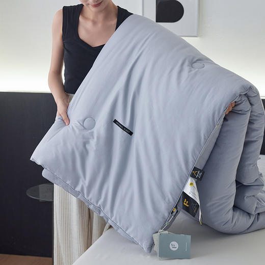 自然醒玛莎-全棉80贡缎大豆被99%大豆+黄棉被子A类加厚保暖冬被春秋棉被芯四季通用被褥FM 商品图13