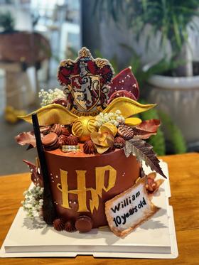哈利波特-格兰芬多学院·奶油霜翻糖蛋糕（款式复杂，提前两天预定）