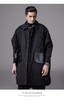 PINLI品立裁魂2024冬季新款翻领中长款棉服男士潮牌宽松棉衣外套BC243105108 商品缩略图5