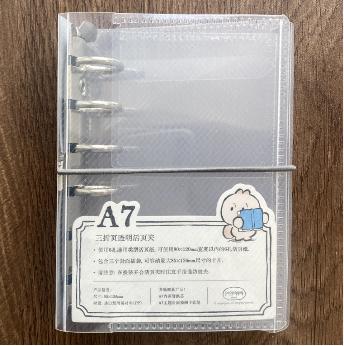 噼噼营业部｜透明三折页活页夹 商品图1