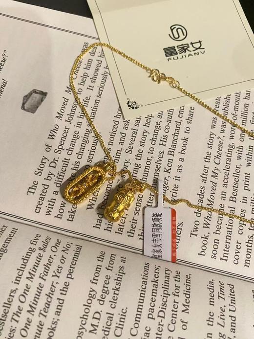 金刚忤貔貅项链沙金镀金不易掉色 商品图12