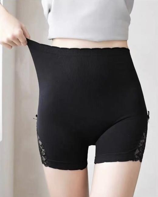 洛诗琳防走光蕾丝高腰显瘦提臀安全打底裤女 商品图0