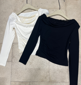 【门店同款】ENJOY秋季时光回廊纯欲拼蕾丝上衣 159348631