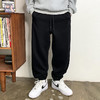 徐太浪时尚痞帅黑色运动卫裤男秋冬季加绒加厚宽松束脚哈伦裤长裤 商品缩略图1