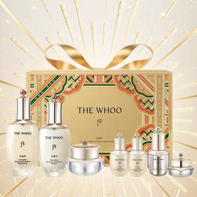 【双12嗨购节】【全球购*含溯源】Whoo后天气丹新款华泫系列七件套套盒 水150ml+乳110ml+面霜25ml 水乳各25ml+精华10ml+眼霜8ml·现货速达