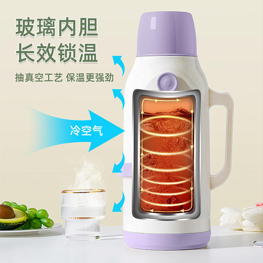 【热水瓶家用保温壶】暖瓶茶瓶大容量暖壶 茶壶便携手提开水保温瓶 商品图1