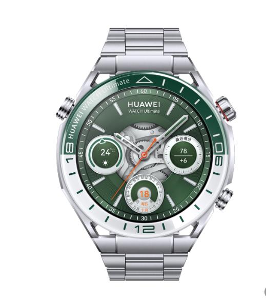 华为 Watch Ultimate 智能手表 绿野传奇 钛金属表带 商品图0