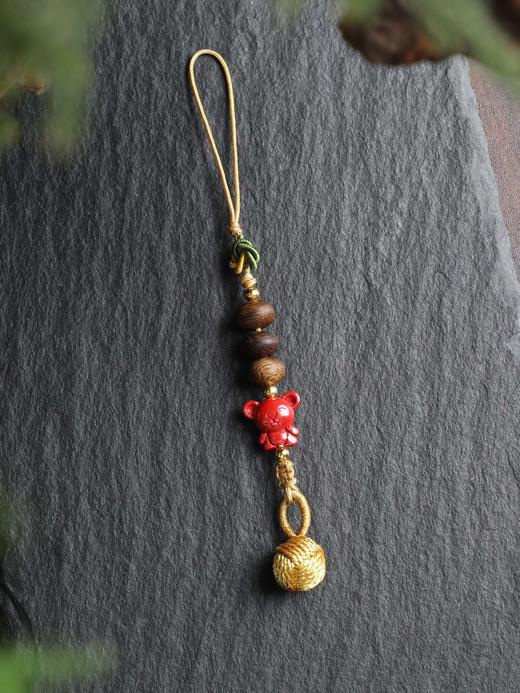 十二生肖挂件朱砂沉香创意饰品手机挂件 商品图5