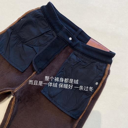 【秒变大长腿】（预售3-7天）加厚高腰修身微喇裤显腿长加绒小黑裤女牛仔裤秋冬新款女装 商品图5