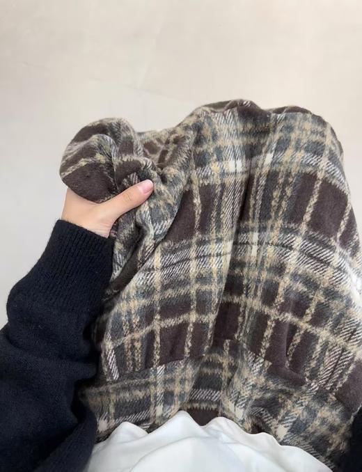 <曾小咸推荐>毛呢格纹蛋糕裙 日常价159/件 活动价89.99 ！【预售款，预计3-15天发货】 商品图1