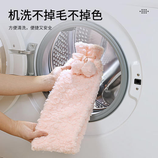 赛亿  热水袋  注水暖手宝-ZSC82 82cm超长暖被窝神器/3250毫升粉色 商品图5