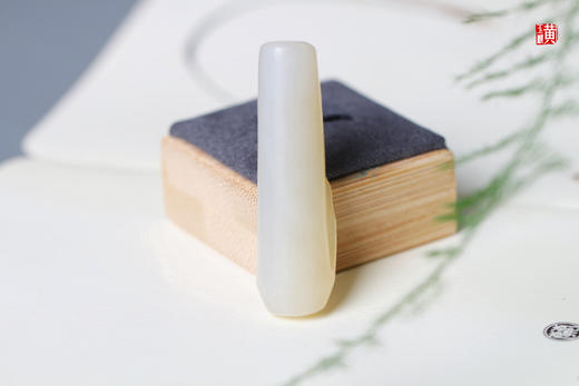 和田糖白玉竹节吊坠 配精美挂绳 商品图4