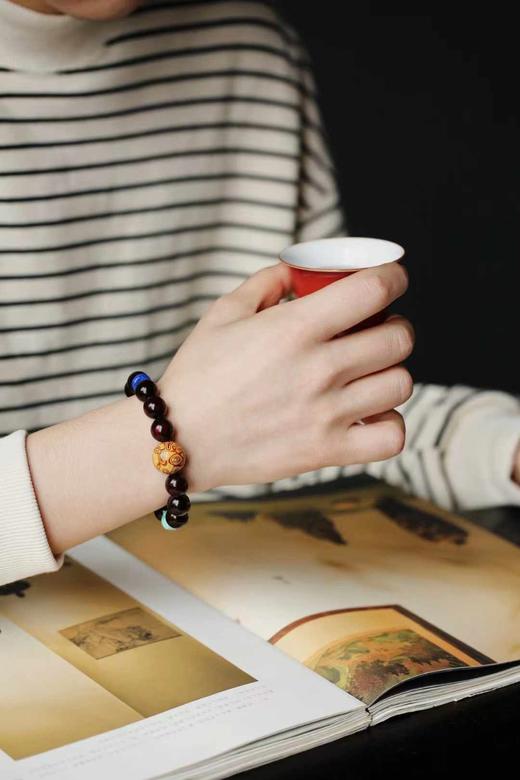 小叶紫檀原创【心清】手串12mm，14颗 商品图5