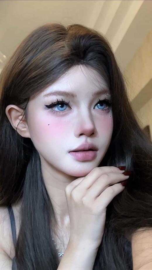 Clairecolor 半年抛美瞳 白金芬蓝 直径14.2mm着色13.6mm 商品图1