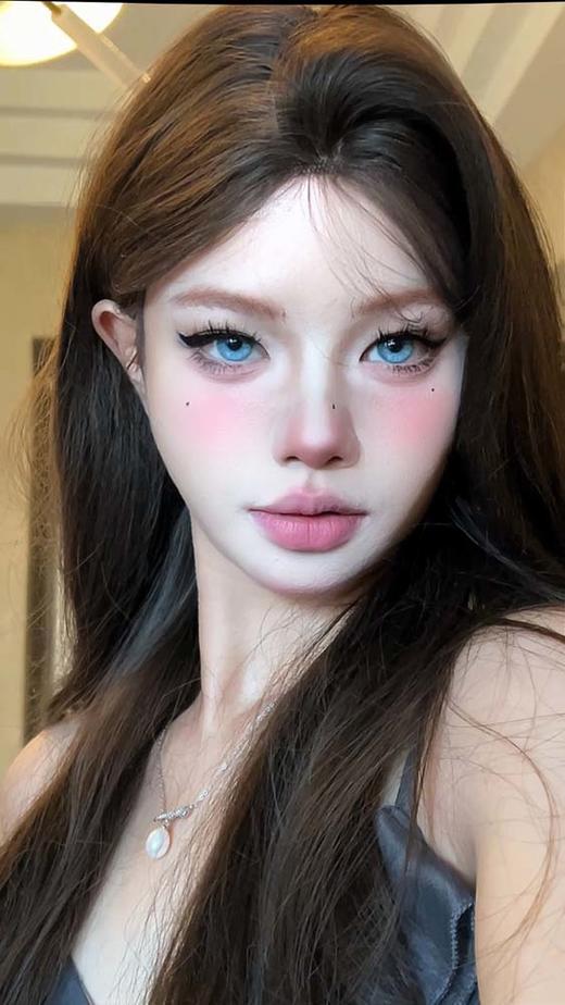 Clairecolor 半年抛美瞳 白金芬蓝 直径14.2mm着色13.6mm 商品图0