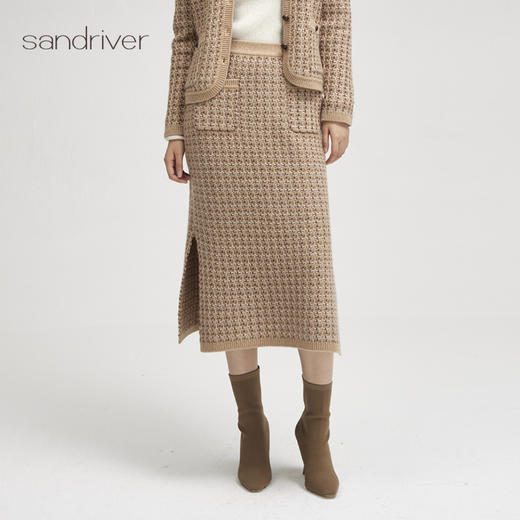 西藏羊绒小香风短裙SJF96W253N 商品图0