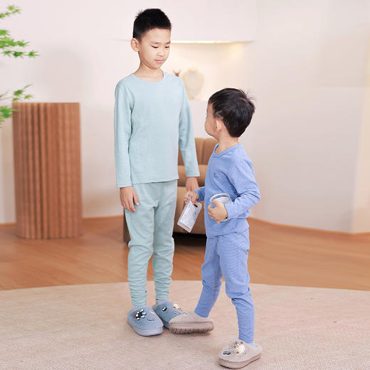 【每满2套减10元】A类抗菌儿童保暖内衣套装蚕丝羊毛！超软！超暖！ 商品图1