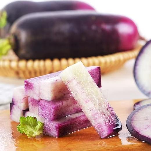 李家一亩田&冰激凌水果萝卜，白绿紫三色，脆甜爽口，水分足，嘎嘣脆，无辛辣 比水果还好吃的萝卜  净重4斤送1斤（实发净5斤） 商品图5