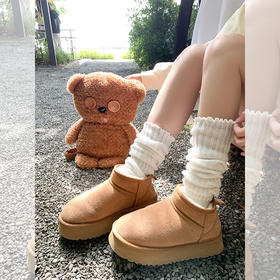 <曾小咸推荐>百搭坑条针织4色袜套