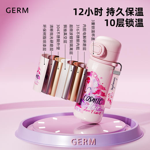 【GERM】小马宝莉系列超越梦想保温杯 500ml 商品图0