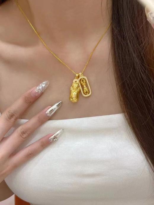 金刚忤貔貅项链沙金镀金不易掉色 商品图14