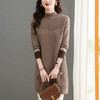 CC-101-92408中长款毛衣女秋冬内搭配大衣针织衫百搭时尚洋气羊毛打底衫厚 商品缩略图1