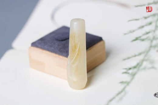 和田糖白玉竹节吊坠 配精美挂绳 商品图6