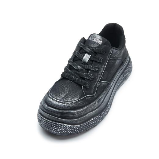 PINLI品立2024秋季新款男士低帮鞋系带脏脏鞋休闲板鞋D243121017 商品图4