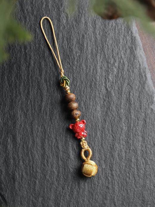 十二生肖挂件朱砂沉香创意饰品手机挂件 商品图4