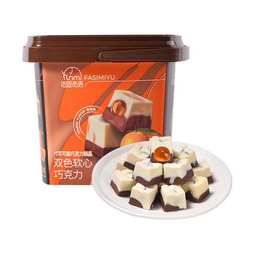 【颗颗浓醇 ，细腻回甘，全家齐分享】双色软心巧克力松露 婚庆结婚喜糖 年货送礼零食桶装158g 独立包装 四种口味 双重口感 纵享丝滑-QQ 商品图4