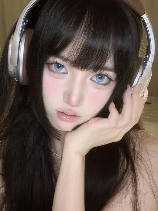 Clairecolor 半年抛美瞳 白金芬蓝 直径14.2mm着色13.6mm 商品图5