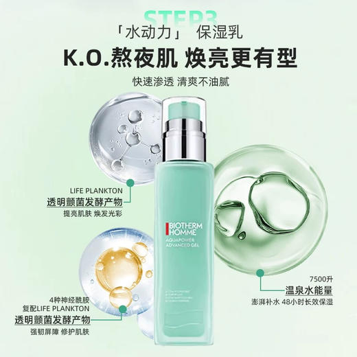 【五一嗨购季】【全球购*部分规格送化妆包】Biotherm碧欧泉水动力三件套洁面125ml+水200ml+乳液100ml-纸盒款·香港🇭🇰直邮 商品图12