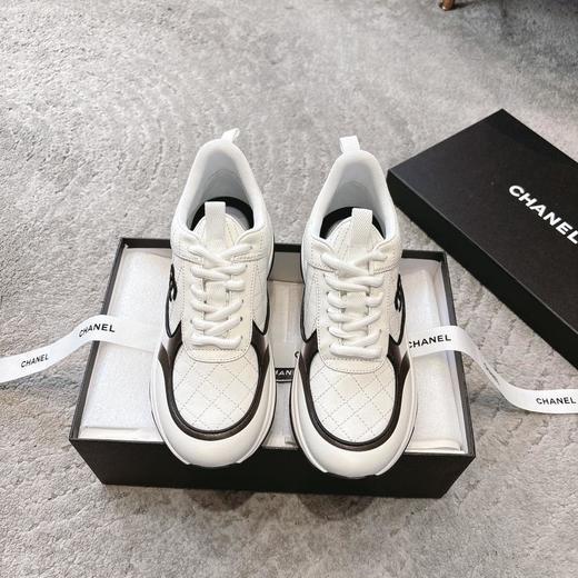 香奈儿24C度假系列小香金属休闲运动鞋金银角大王（HC） 商品图4