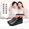 信诺真皮加绒老人鞋女拇指外翻宽头皮鞋秋冬季新款中老年妈妈棉鞋M5992-1D 商品缩略图3