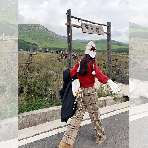 <曾小咸推荐>新品现货秒杀！卖完下架不再补 ！微信粉丝打折价！！ 氛围感爱心宽松短款毛衣 日常159.99/件 立减70 秒杀89.99/件！！ 商品图4