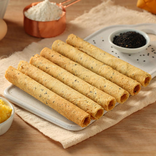 160g糖漾厚实蛋卷 原味/芝麻味 商品图4