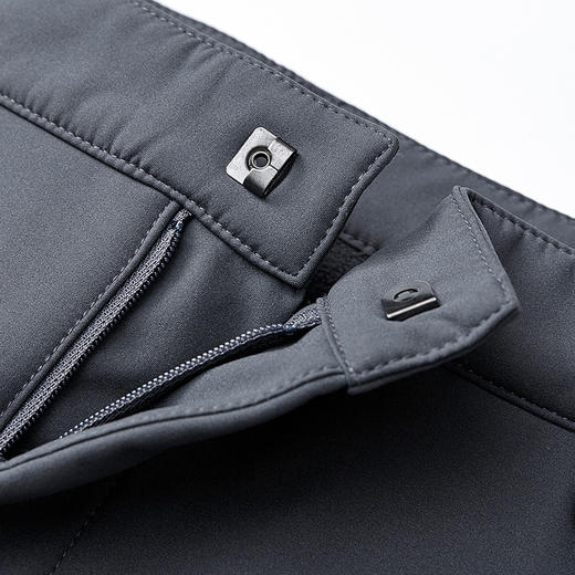 幸运鹿情侣款防泼水束脚抓绒裤558 商品图4