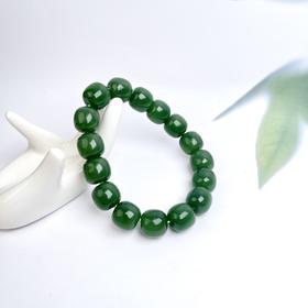 玉美人菲菲-碧玉手串