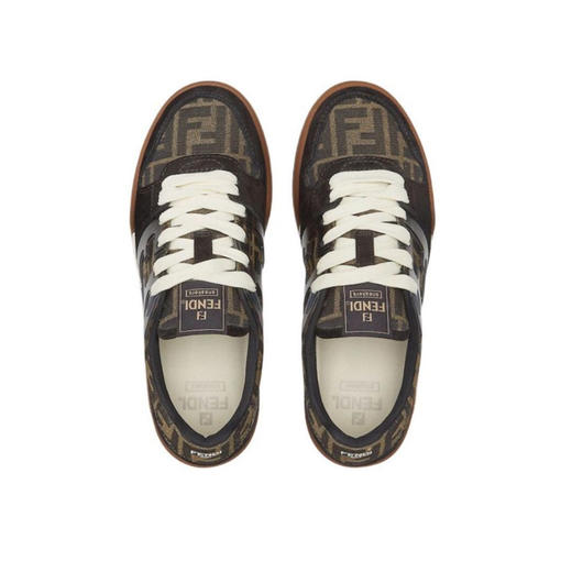 FENDI芬迪 Match 小牛皮 圆头系带 低帮 板鞋（HC） 商品图8