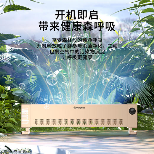 [屁侠推荐]Westinghouse西屋2024新款石墨烯踢脚线取暖器S608（智能语音款） 寒冬因它变暖冬 商品图3