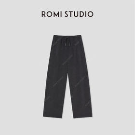 ROMI STUDIO“温暖已至” 桑蚕丝绵羊毛加绒加厚休闲裤 RW24WX80934