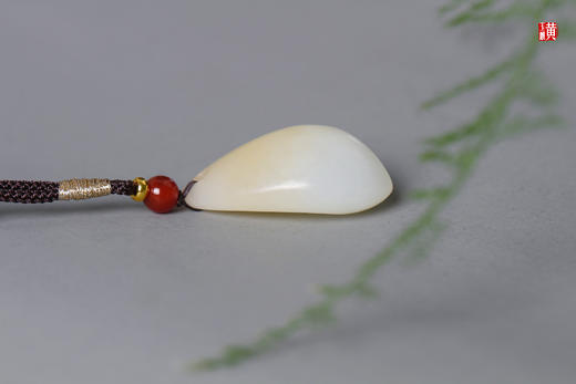 和田糖白玉【玉兰】吊坠 配精美挂绳 商品图4