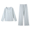 【免穿内衣家居服】森岛春秋纽扣家居服 休闲带胸垫绵绵印花睡衣套装 商品缩略图4