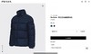 普拉达绗缝抗寒高蓬可拆卸帽棉服 再生尼龙防风拒水面料 商品缩略图3