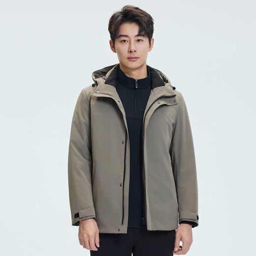 圣得西男装可脱卸羽绒内胆连帽羽绒服2462041706 商品图2
