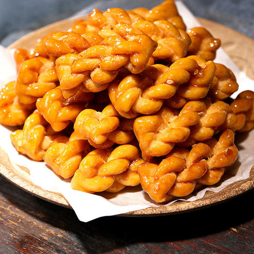 【开心麻花，还原儿时好味道~】独立包装小麻花 办公室网红糕点 年货休闲零食小食品 色泽金黄 还原童年记忆 体验记忆深处的美味-QQ 商品图1