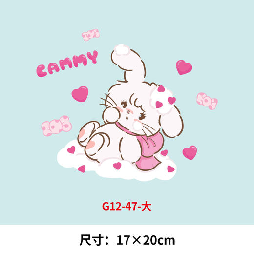 童装mikko卡通动物印花辅料烫贴热转印白墨烫画烫图图案耐水洗diy 商品图5